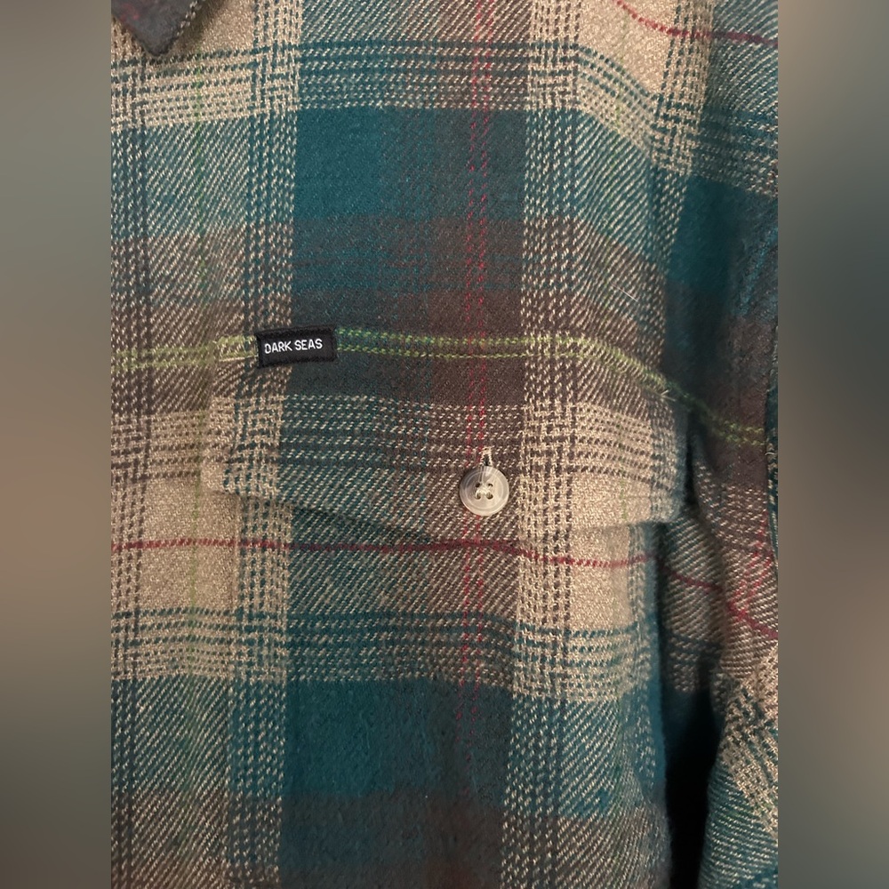 Dark Seas Flannel Button Up- NWT - Picture 4 of 10